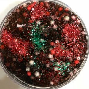 Christmas cheer peppermint slime